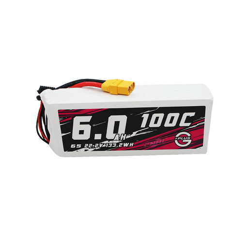CNHL G+Plus 6000mAh 22.2V 6S 100C Lipo Battery with XT90 Plug