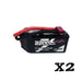2 Packs CNHL Black Series Shorty 2200mAh 3S 11.1V 40C Lipo Battery with T/Dean Plug