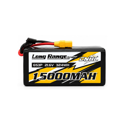 CNHL Long Range Series 15000mAh 21.6V 6S 21700 Li-ion Battery with XT90 Plug