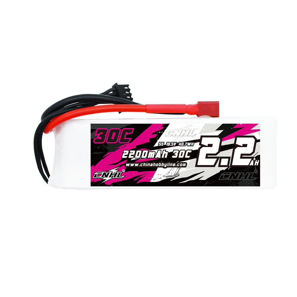 Youme 14.8V 6500mAh 4S LiPo Battery 60C - XT90 Connector - For RC Cars, Trucks, Helicopters, Drones (2-Pack)