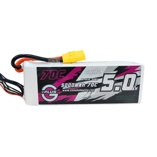 CNHL G+Plus 5000mAh 29.6V 8S 70C Lipo Battery with XT90 Plug