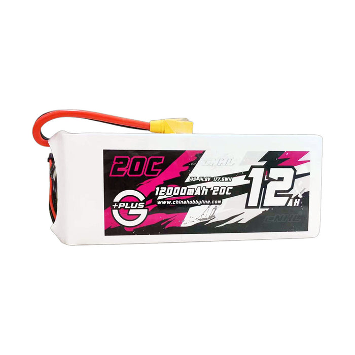 CNHL Racing Series 10000mAh 14.8V 4S 100C Batería Lipo con enchufe QS8