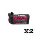 2 Packs CNHL Black Series V2.0 1500mAh 11.1V 3S 130C Lipo Battery with XT60 Plug