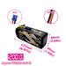 CNHL Racing Series 10000mAh 22.2V 6S 100C Lipo Battery with EC5 Plug