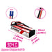 CNHL Racing 6200mAh 2S 100C hardcase LiPo battery dimensions 139 × 47 × 25mm and approximate 304g weight