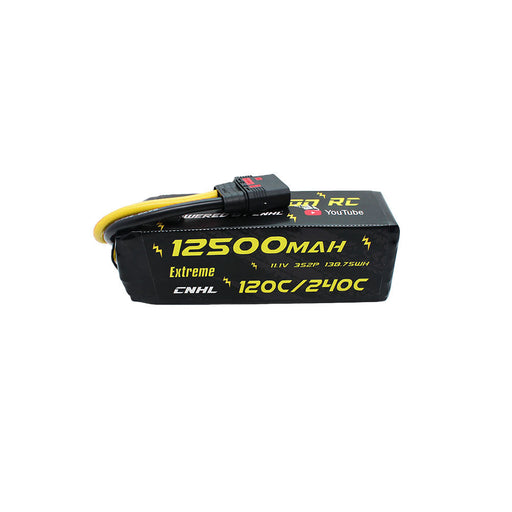 CNHL Innovation RC Series Extreme 120C 11.1V 3S 12500mAh Lipo Battery with QS8 Plug