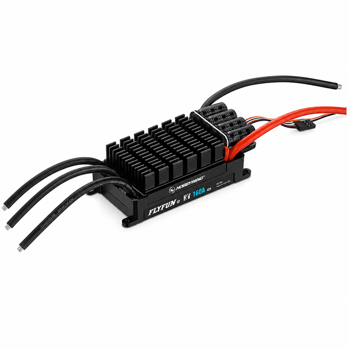 Hobbywing FlyFun 160A HV OPTO V5 Brushless 14S ESC for High-Power RC Airplanes and EDF Jets