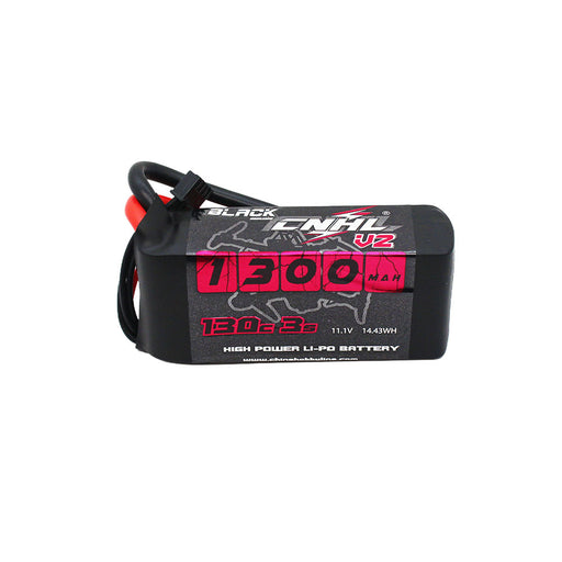 CNHL Black Series 1300mAh 11.1V 3S 130C Lipo Battery with XT60 Plug