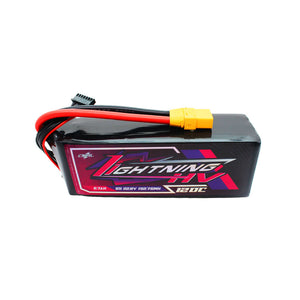 CNHL Lightning LiHV 6700mAh 22.8V 6S 120C HV Lipo Battery with XT90 Plug