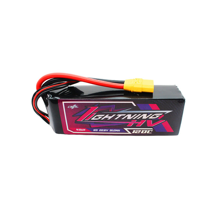 CNHL Lightning LiHV 4000mAh 22.8V 6S 120C HV Lipo Battery with XT90 Plug