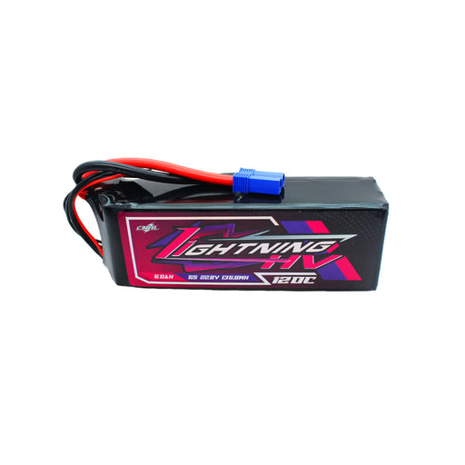 CNHL Lightning LiHV 6000mAh 22.8V 6S 120C HV Lipo Battery with EC5 Plug