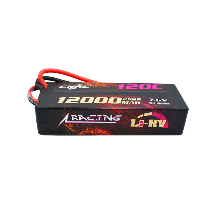 CNHL LiHV 4000mAh 7.6V 2S 120C HV Shorty Hard-CaSe Lipoバッテリー（EC3プラグ付き）