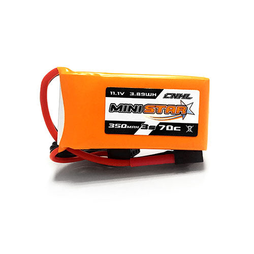 6 paquetes CNHL MiniStar 350mAh 11.1V 3S 70C Batería Lipo con almacén XT30U-UK 