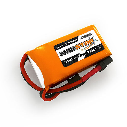 6 packs CNHL Ministar 350mAh 11.1V 3S 70C Lipo Batterie avec entrepôt XT30U-UK