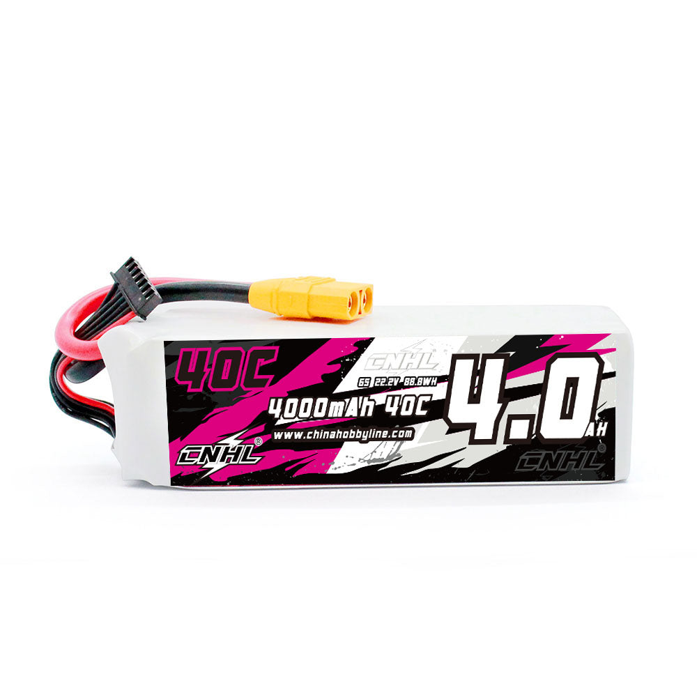 4000mAh 22.2V 6S Lipo Battery XT90 Plug