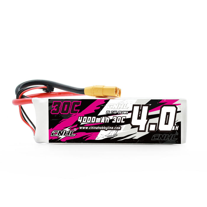 Batería Lipo CNHL 4000mAh 7.4V 2S 30C con enchufe XT90 
