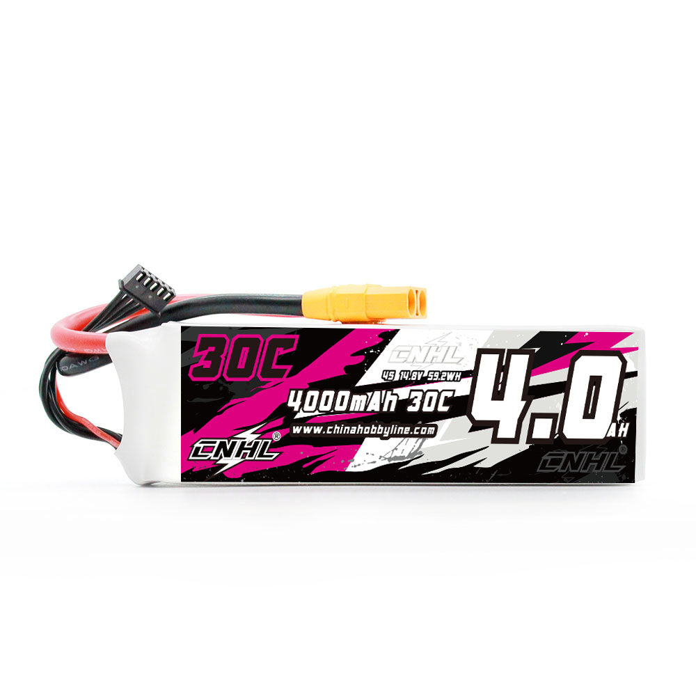 4000mAh 14.8V 4S Lipo Battery XT90 Plug