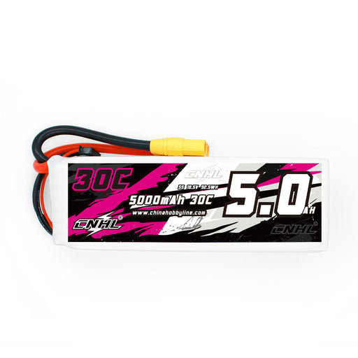 CNHL 5000mAh 18.5V 5S 30C Lipo Battery with XT90 Plug