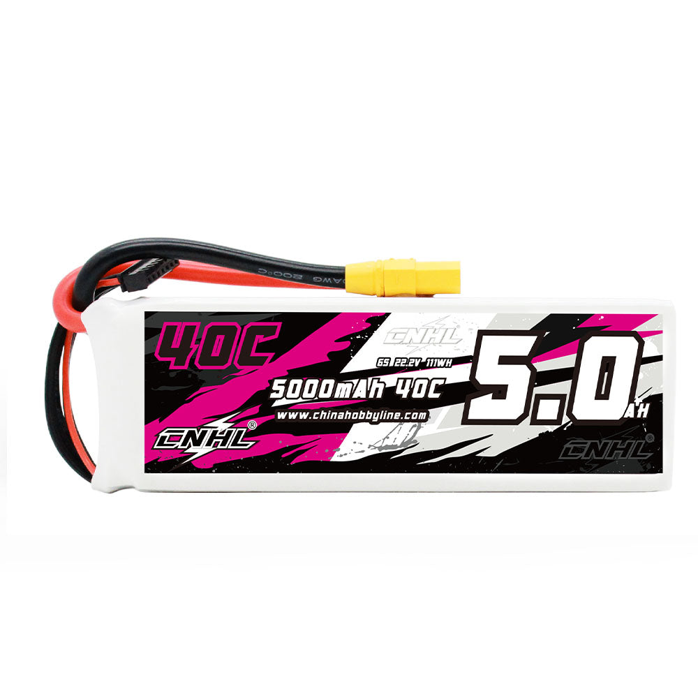 Batterie LiPo CNHL G+Plus 5000mAh 22.2V 6S 70C