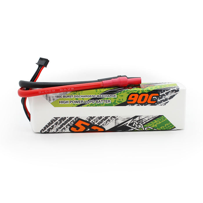 CNHL Racing Series 5200mAh 14.8V 4S 90C Lipo Battery with 8.0mm Bullet Plug