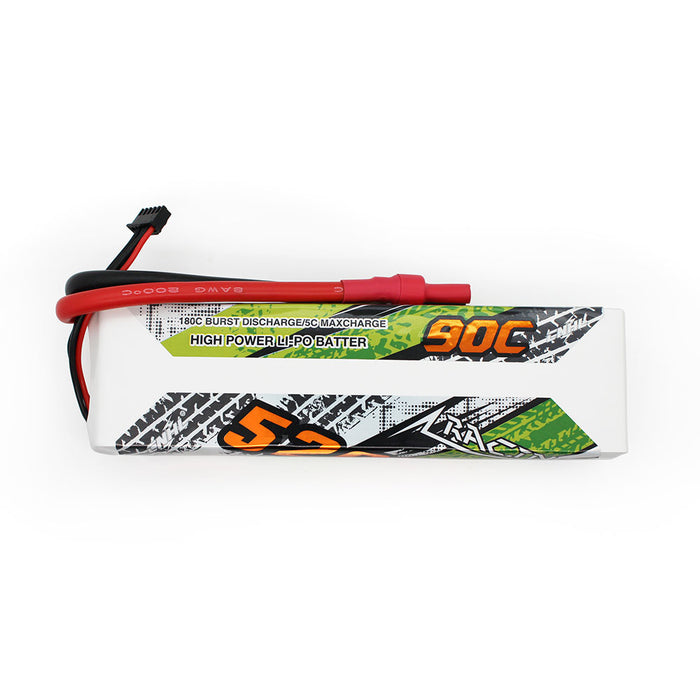 CNHL Racing Series 5200mAh 14.8V 4S 90C Lipo Battery with 8.0mm Bullet Plug