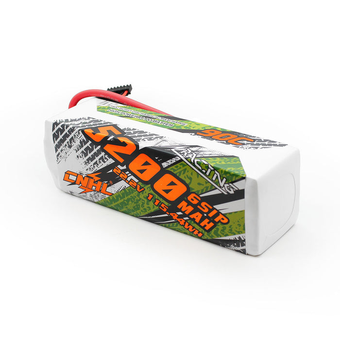 CNHL Racing Series 5200mAh 22.2V 6S 90C Lipo Battery with QS8 Plug