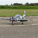 CNHL Super Tucano 1600mm RC warbird taxiing on runway before takeoff, showcasing scale details and tricycle landing gear.