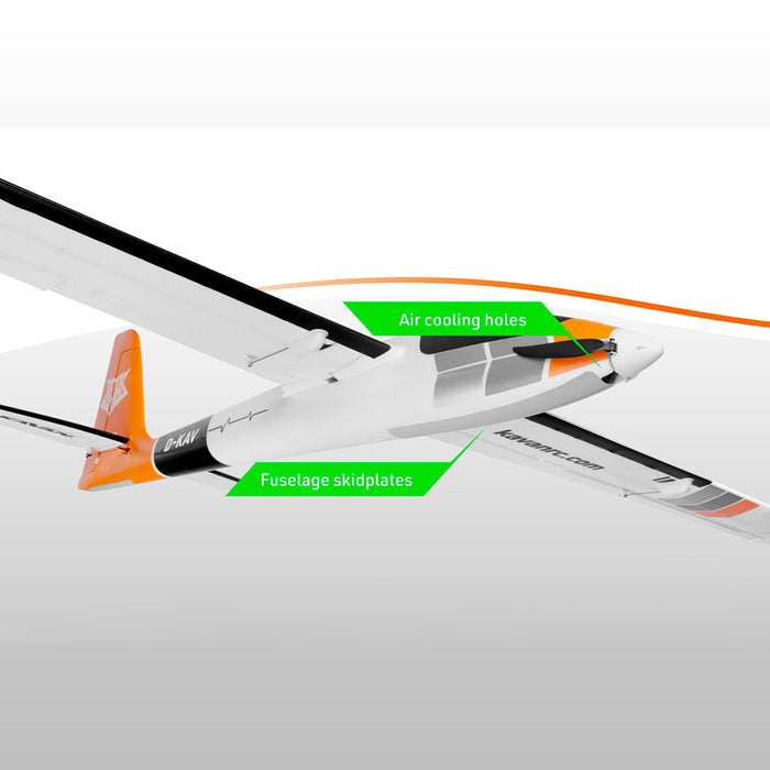 CNHL KAVAN Pulse 2200 V2 2206mm PNP RC Sport Glider Plane - Orange