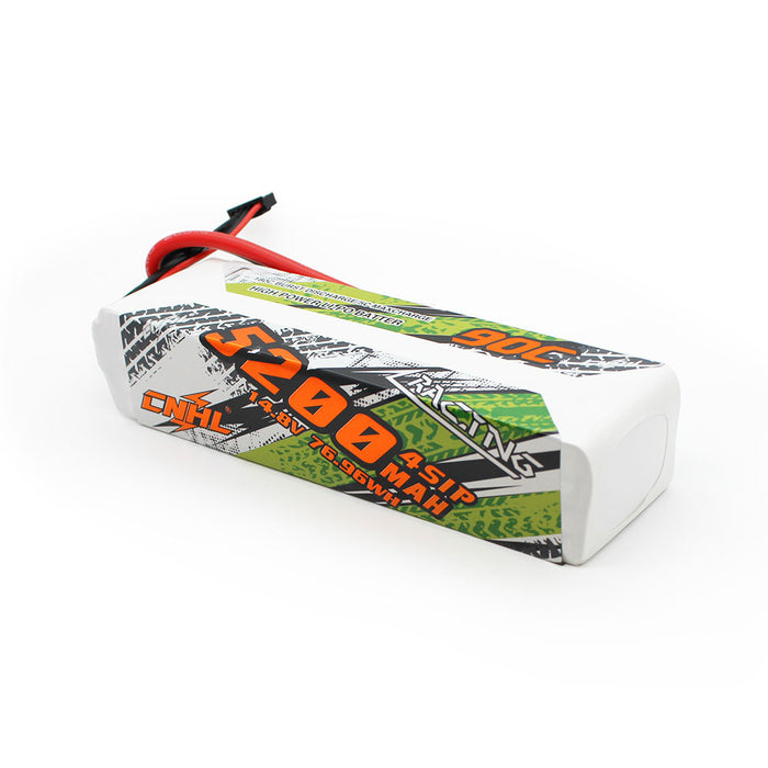 CNHL 5200mAh 4S 90C RC LiPo Battery with QS8 Connector and Racing Series Design
