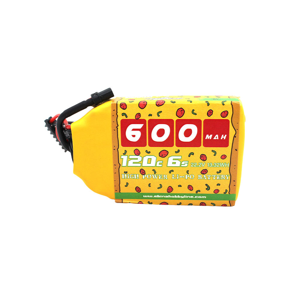 CNHL Pizza Series 600mAh 22.2V 6S 120C Lipo Battery With XT30