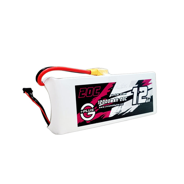 CNHL Racing Series 10000mAh 14.8V 4S 100C Batería Lipo con enchufe QS8