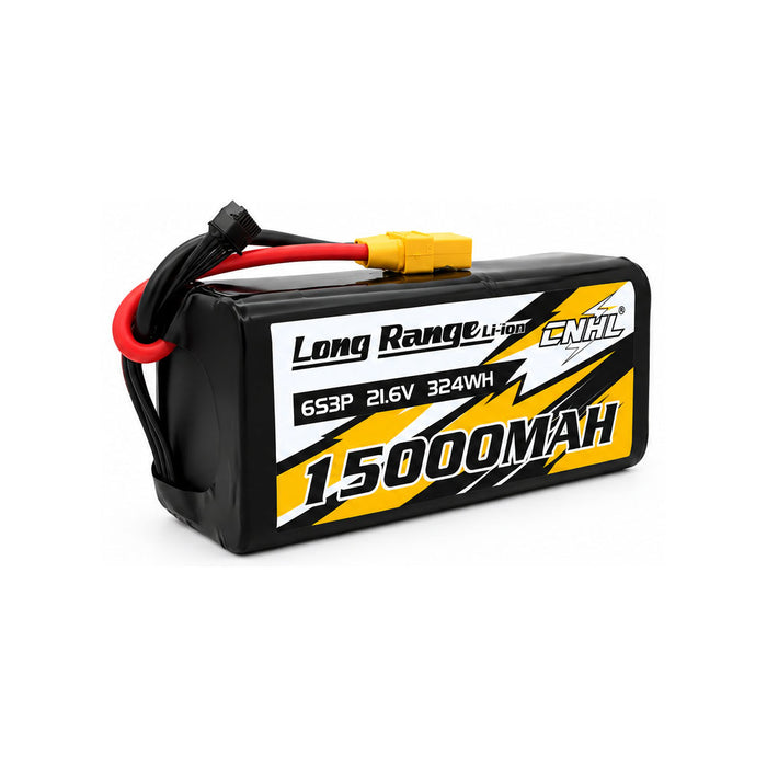 Bateria de iões de lítio CNHL Long Range Series 15000mAh 21.6V 6S 21700 com ficha XT90