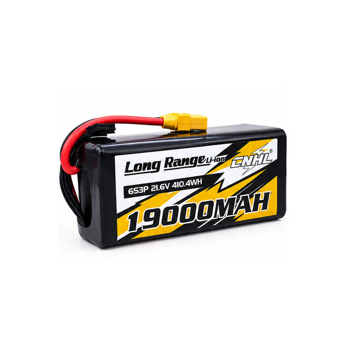 Bateria de iões de lítio CNHL Long Range Series 19000mAh 21.6V 6S 21700 com ficha XT90