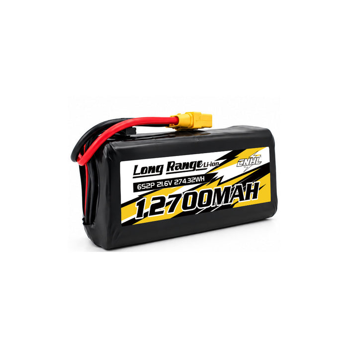 Bateria de iões de lítio CNHL Long Range Series 12700mAh 21.6V 6S 21700 com ficha XT90
