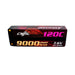 CNHL Racing Series LiHV 9000mAh 7.6V 2S 120C HV Hard Case Lipo Battery with EC5 Plug For RC Racing