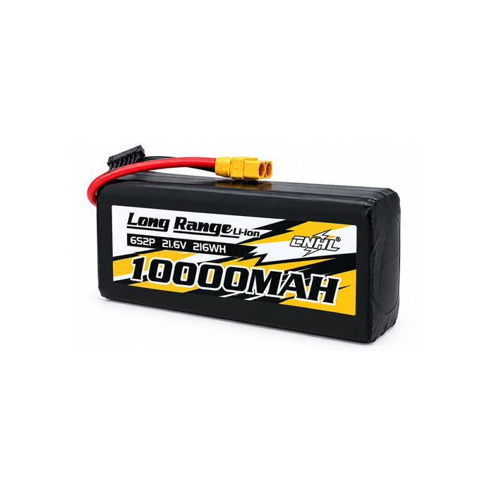 Bateria de iões de lítio CNHL Long Range Series 10000mAh 21.6V 6S 21700 com ficha XT90