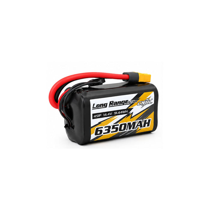Bateria Li-ion 21700 6350mAh 14.4V 4S com ficha XT60 da série Long Range da CNHL