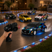 Hstar D24-04S Toyota GR Yaris style mini RC drift car in action indoors