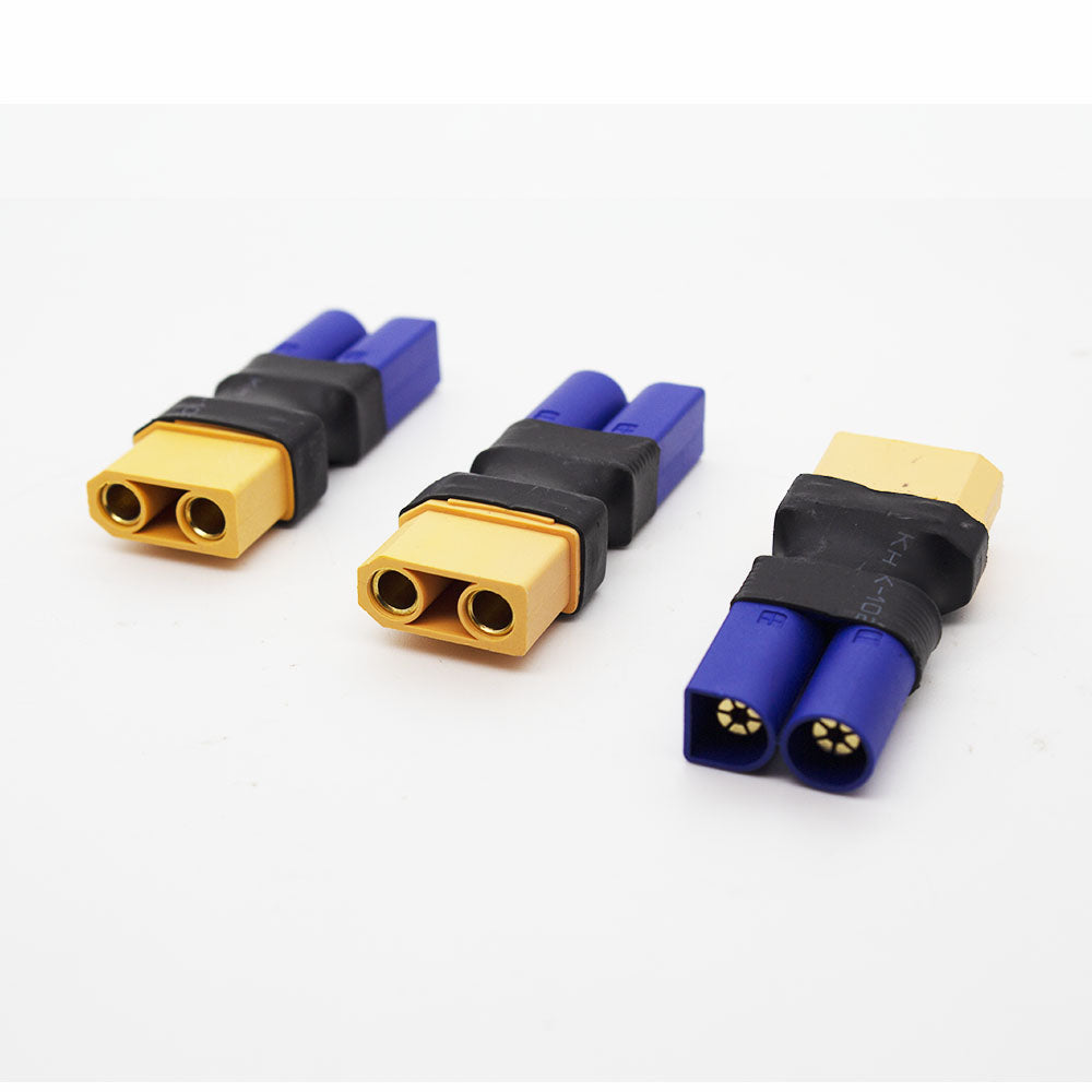 EC5 to XT90 Battery Plug Adapter (3 Pack) for RC LiPo Systems ...