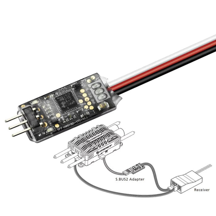 Hobbywing S.BUS2 5-9V Telemetry Adapter for Futaba Data Transmission Module
