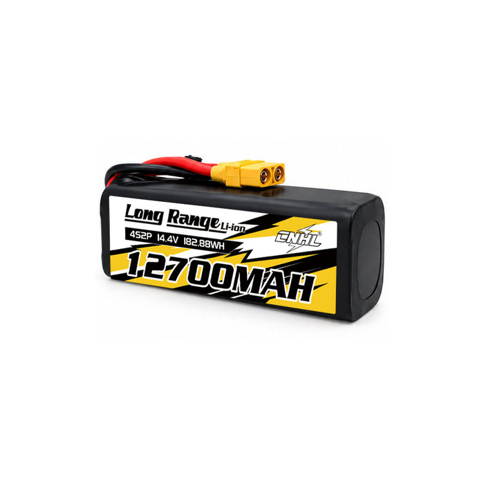 CNHL Long Range-serie 12700mAh 14.4V 4S 21700 Li-ion-accu met XT90-stekker
