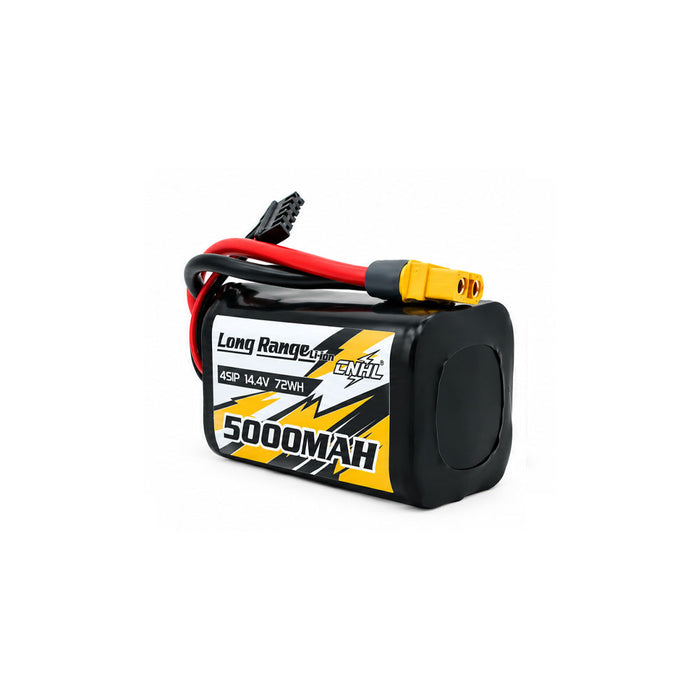 Bateria Li-ion 21700 5000mAh 14.4V 4S com XT60 da série Long Range da CNHL
