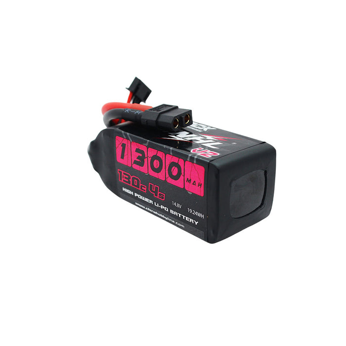 CNHL Black Series V2.0 1300mAh 14.8V 4S 130C Lipo Battery with XT60 Plug