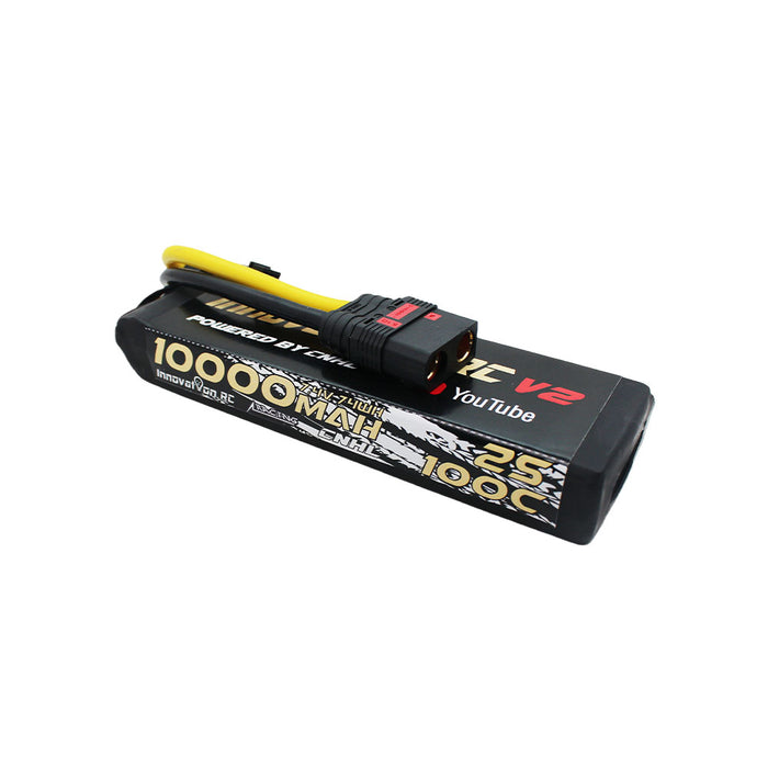 CNHL Innovation RC Series 10000mAh 7.4V 2S 100C Lipo Battery with QS8 Plug