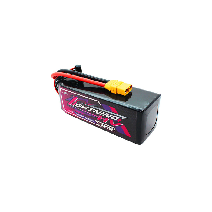 cnhl 7200mah 6s 120c lipo battery
