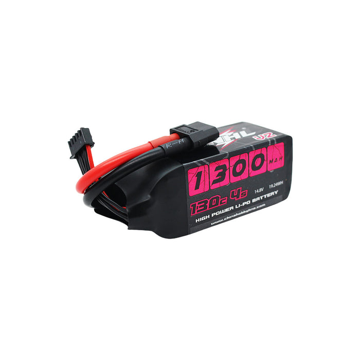 CNHL Black Series 1300mAh 14.8V 4S 100C Lipo Battery avec plug