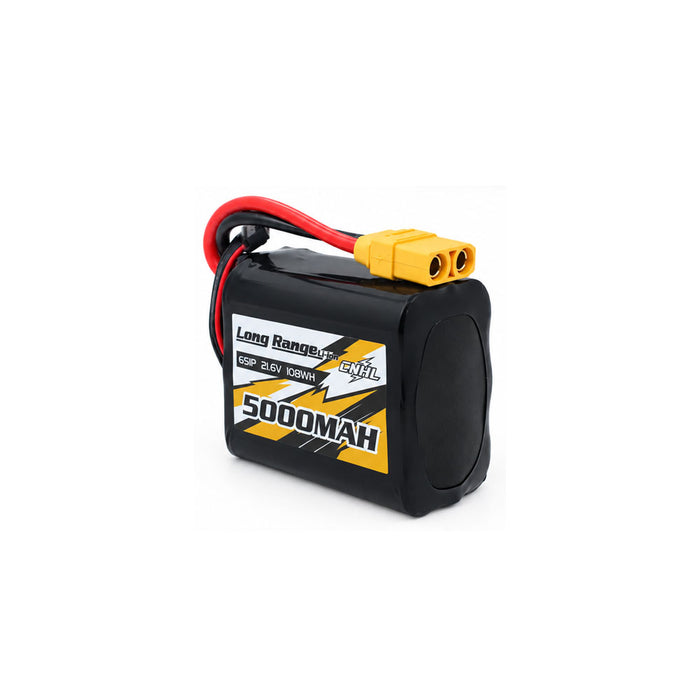 بطارية ليثيوم-أيون CNHL من سلسلة المدى الطويل بسعة 5000mAh وجهد 21.6V وتكوين 6S وبمقاس 21700 مع قابس XT90