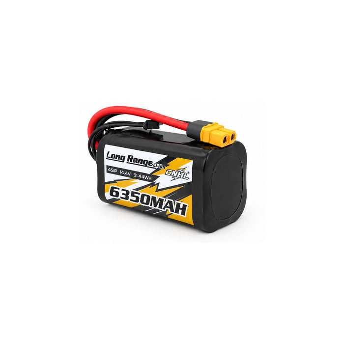 Bateria Li-ion 21700 6350mAh 14.4V 4S com ficha XT60 da série Long Range da CNHL
