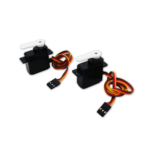 CNHL 16g Digital Metal Gear Flap Servo Pair with JR Connectors – Factory Replacement for Super Tucano 1600mm RC Plane