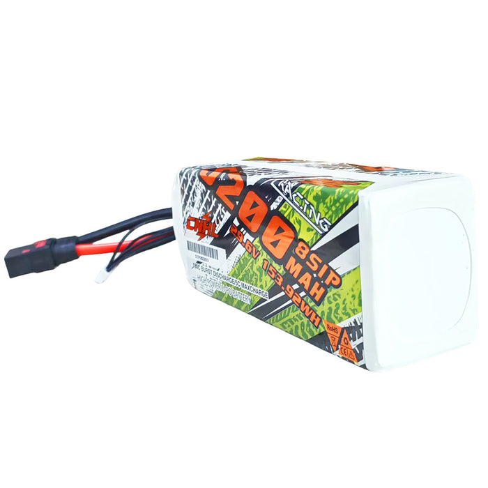 CNHL Racing Series 5200mAh 29.6V 8S 90C Lipo Battery with QS8 Plug